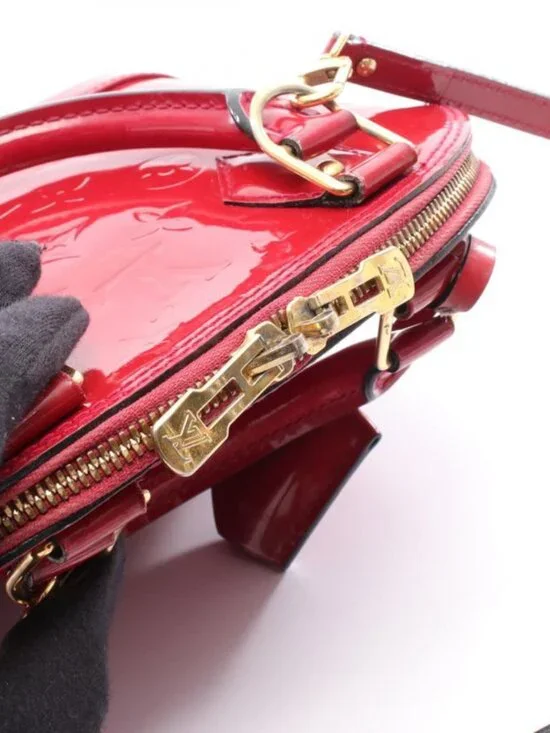 Louis Vuitton Handbag Alma BB Rose Andian Leather B - Picture 8 of 11